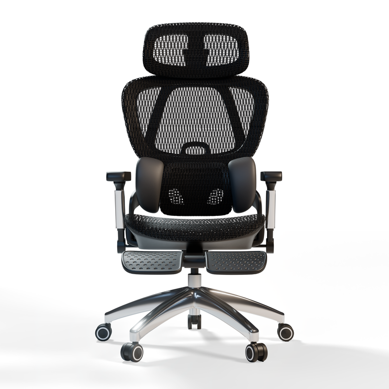 Silla Ergonómica Luva Liva T80 Pro Reclinable 155°, Reposabrazos 7D, Soporte Lumbar 3 Zonas Ajustable, Cojín de Aire, Base de Aleación 350 mm, Pistón Clase 4, Ruedas Silenciosas, Soporta 200 kg